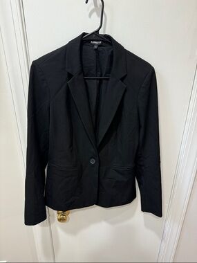 Express Black Single-Button Women's Blazer